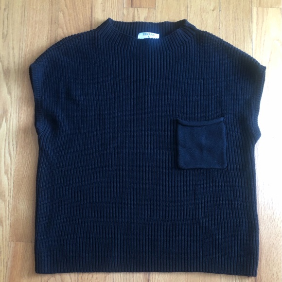 Senana black mock neck sweater - Picture 2 of 5